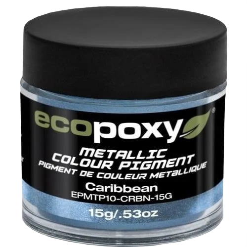 Reusable EcoPoxy Carribean Metallic Color Pigment 15g Traditional
