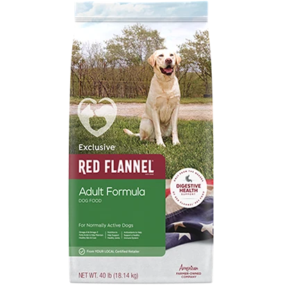 Prestigious Exclusive Red Flannel Adult Dry Dog Food 40 lb. World-Class