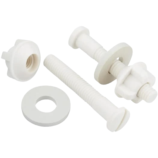 Elegant Do it 2-1 2 X 3 8 White Non-Rusting Plastic Toilet Seat Hinge Bolt Casual