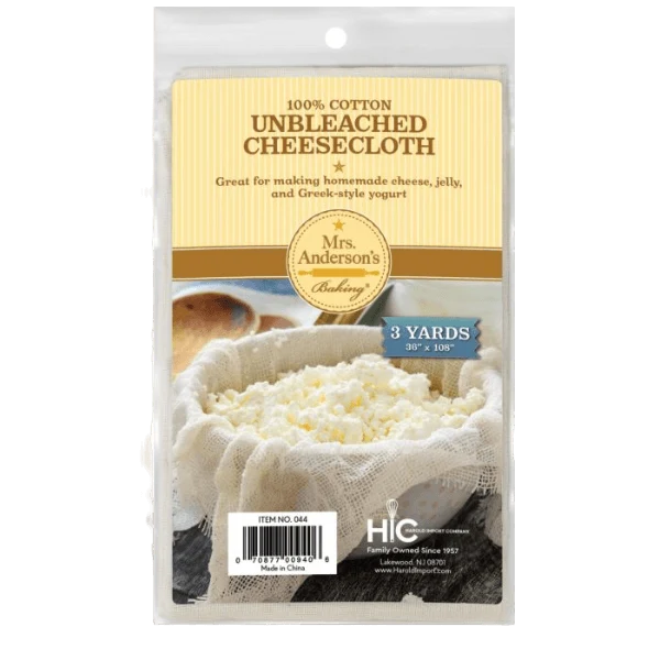 Superior Mrs. Anderson's Baking 3 Sq Yards Unbleached Cheesecloth Long-Lasting