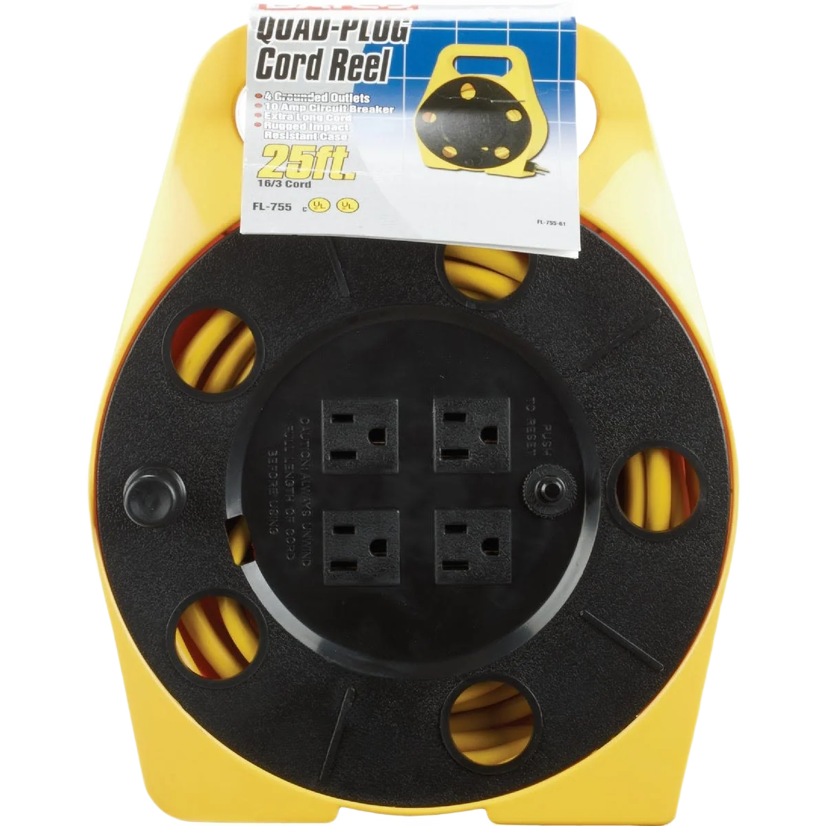 Classic Bayco Multi-Plug Cord Reel High-Performance