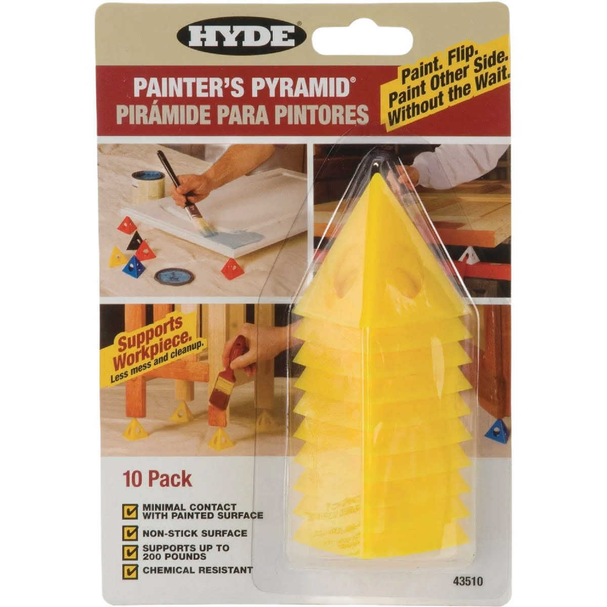 Stylish Hyde Painter's Pyramid 10-Pack Painting System Functional