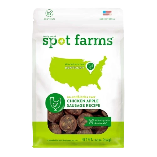 Easy-to-Use Spot Farms Chicken Apple Sausage Dog Treats Powerful