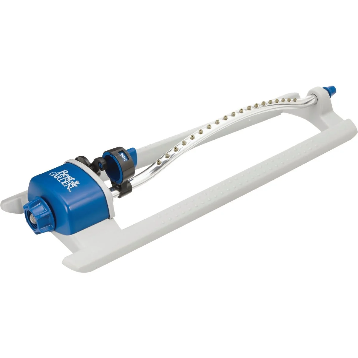Relaxed Garden Poly Blue and Gray Oscillating Sprinkler 3 400 sq. ft. Dependable