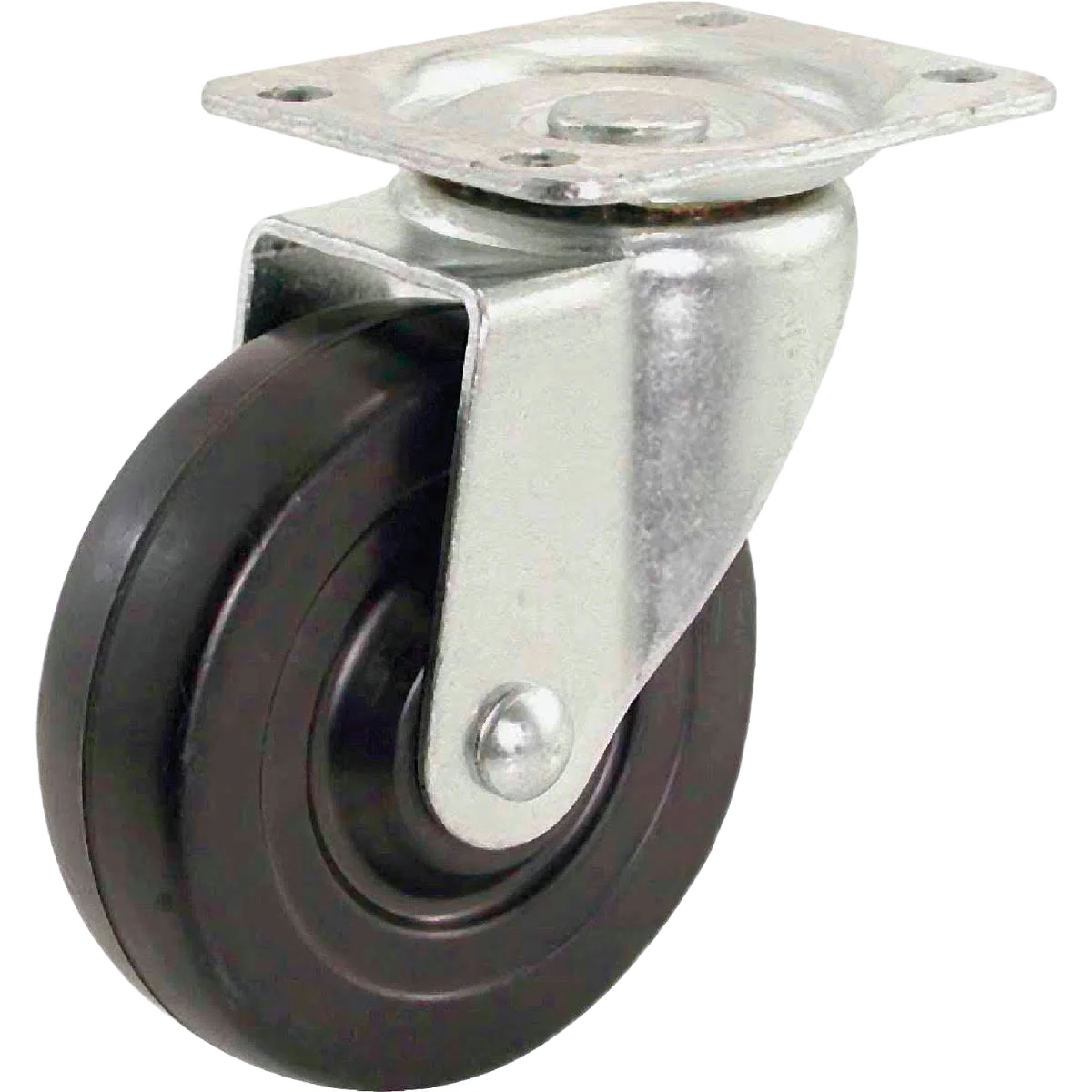 High-Performance Shepherd Hardware 4 Rubber General-Duty Swivel Plate Caster Easy-to-Use