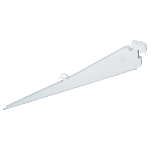 Environmentally Friendly domRail White Angled B Shelf Bracket Convenient