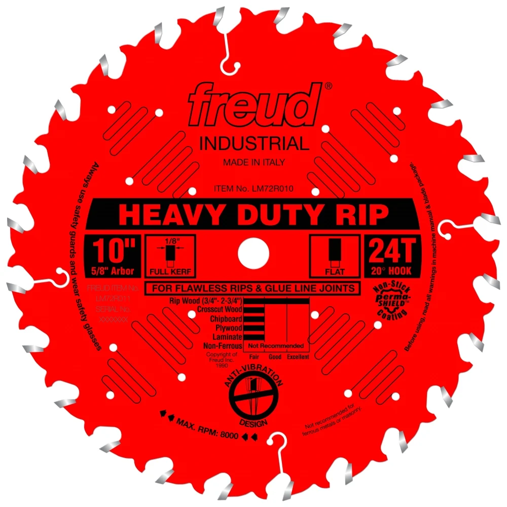 Classic Freud 10 in. Heavy-Duty Rip Blade First-Class