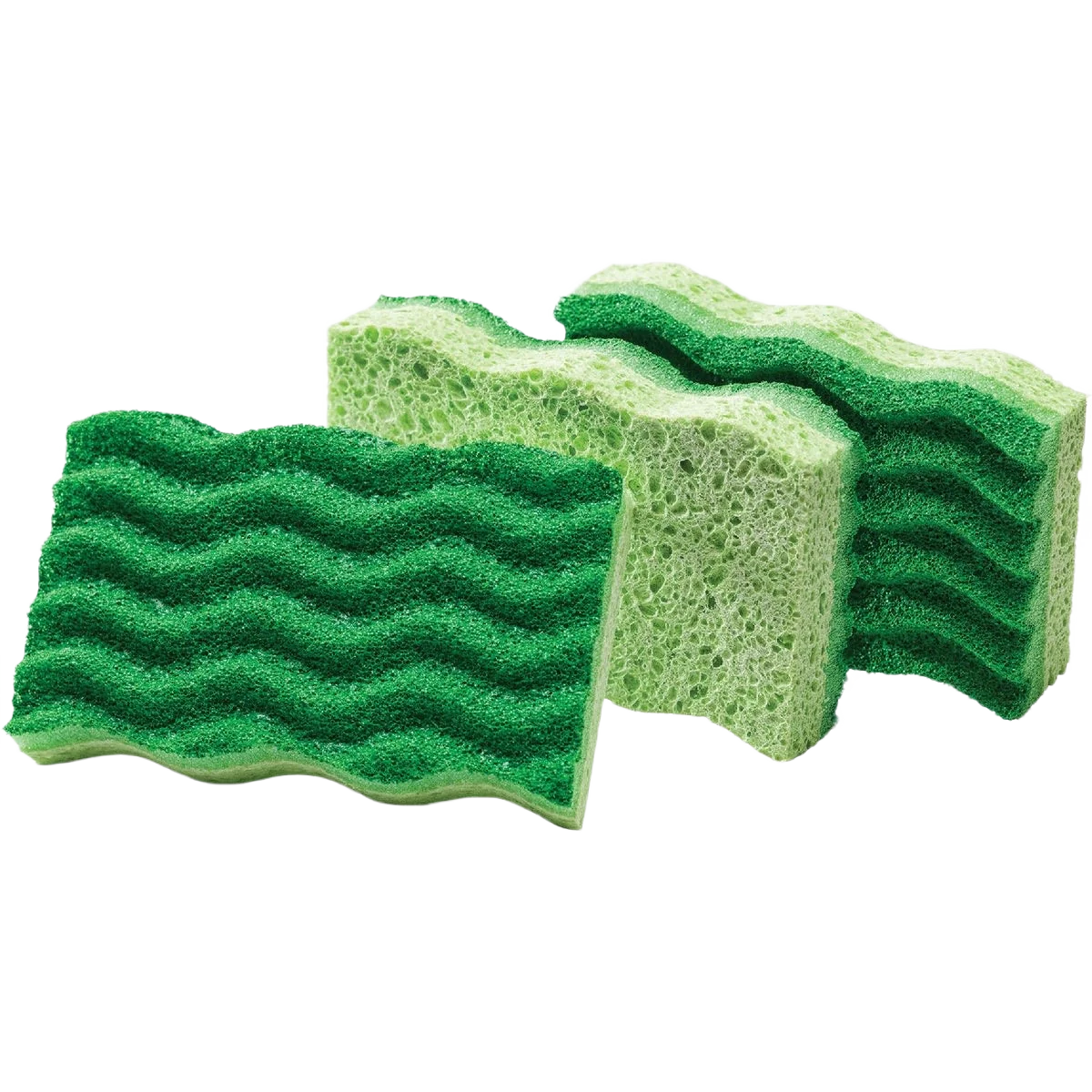 Organic Libman Medium Green Duty Scrubbing Sponge 3-Pack World-Class