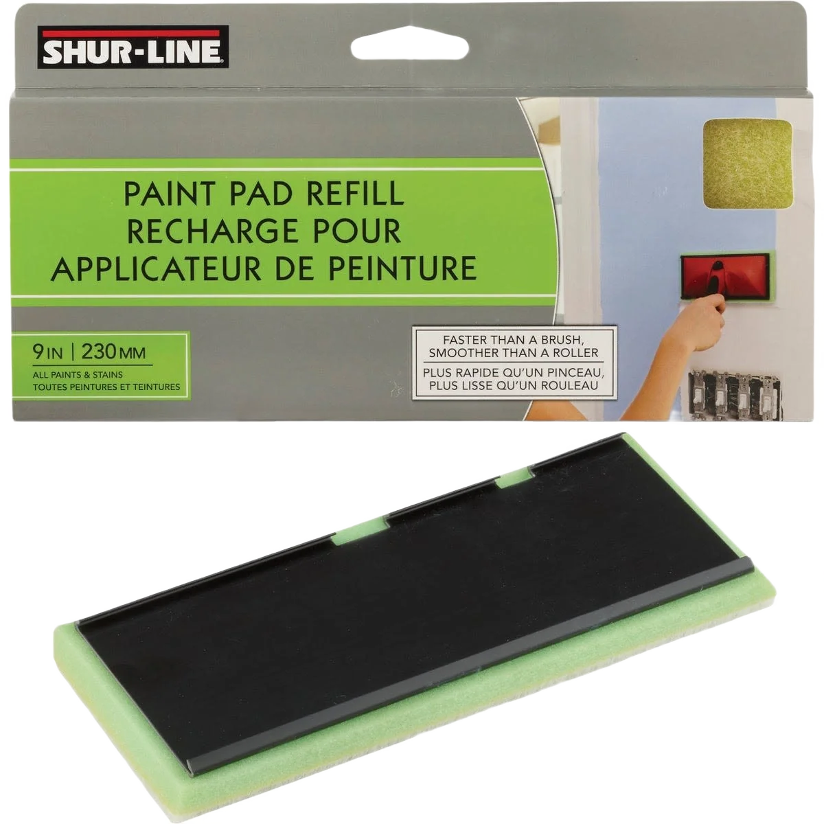 Unique Linzer Pro Edge 9 Paint Stain Pad Painter Refill Versatile