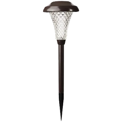 Classic Fusion Bronze Metal Solar Stake Lights 2-Pk Prestigious