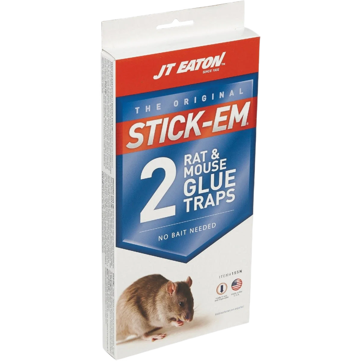Exclusive JT Eaton Stick-Em Glue Mouse Rat Traps 2-Pack Comfortable