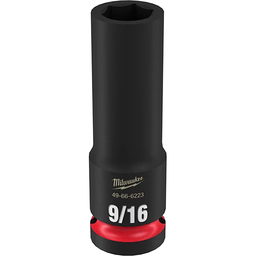 Next-Generation Milwaukee SHOCKWAVE™ Impact Duty™ 1 2 Drive 9 16 Deep 6 Point Socket Easy-to-Use