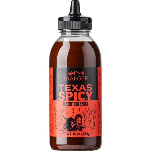 Refined Traeger Texas Spicy Beef Poultry Pork BBQ Sauce 16 oz. Breathable