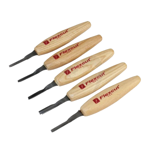 Recyclable Flexcut 4mm Mixed Profile Micro Tool Carving Set Effective