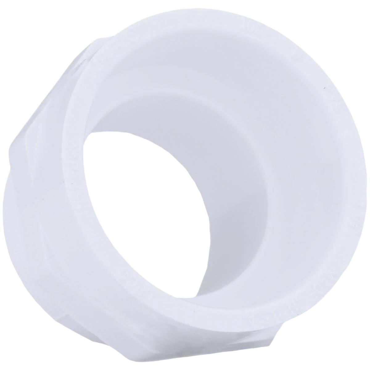 World-Class Charlotte Pipe Schedule 40 DWV PVC Adapter 1-1 2 In. Hub x 1-1 2 In. MIP Fine