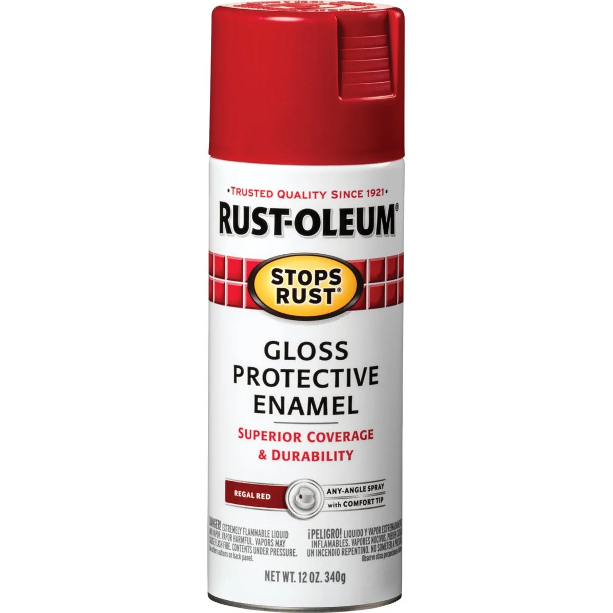 Clean Rust-Oleum Regal Red Gloss Protective Enamel Spray Paint 12 oz. Effective