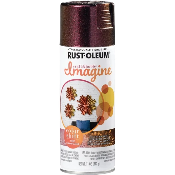 Proven Rust-Oleum Pink Champagne Color Shift Imagine Spray Paint 11 oz. Clean