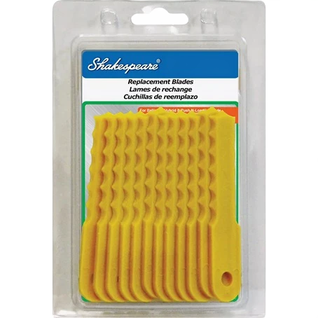 Next-Generation Shakespeare Push-N-Load Trimmer Blade 12-Count Eco-Friendly