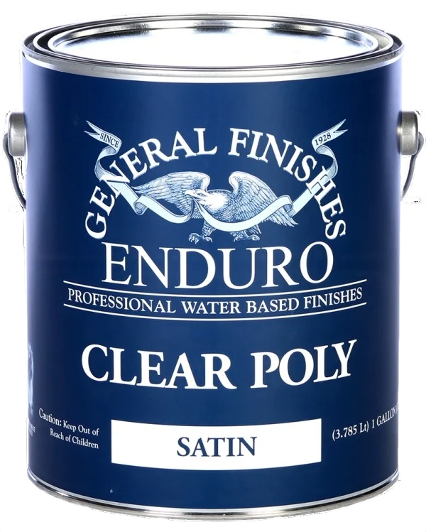 Practical General Finishes Enduro Clear Poly Satin Gallon Convenient