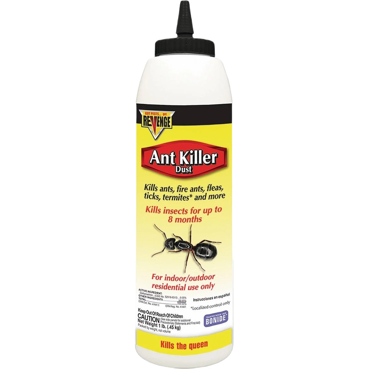 Dependable Bonide Revenge Ant Roach Killer Powder 1 lb. Recyclable