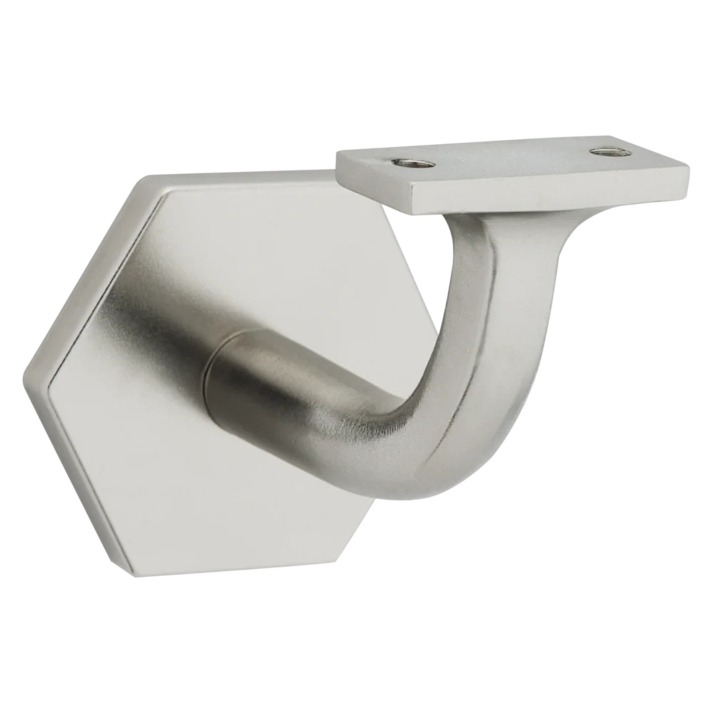 Efficient National Hardware Powell 3 Satin Nickel Handrail Bracket Detailed