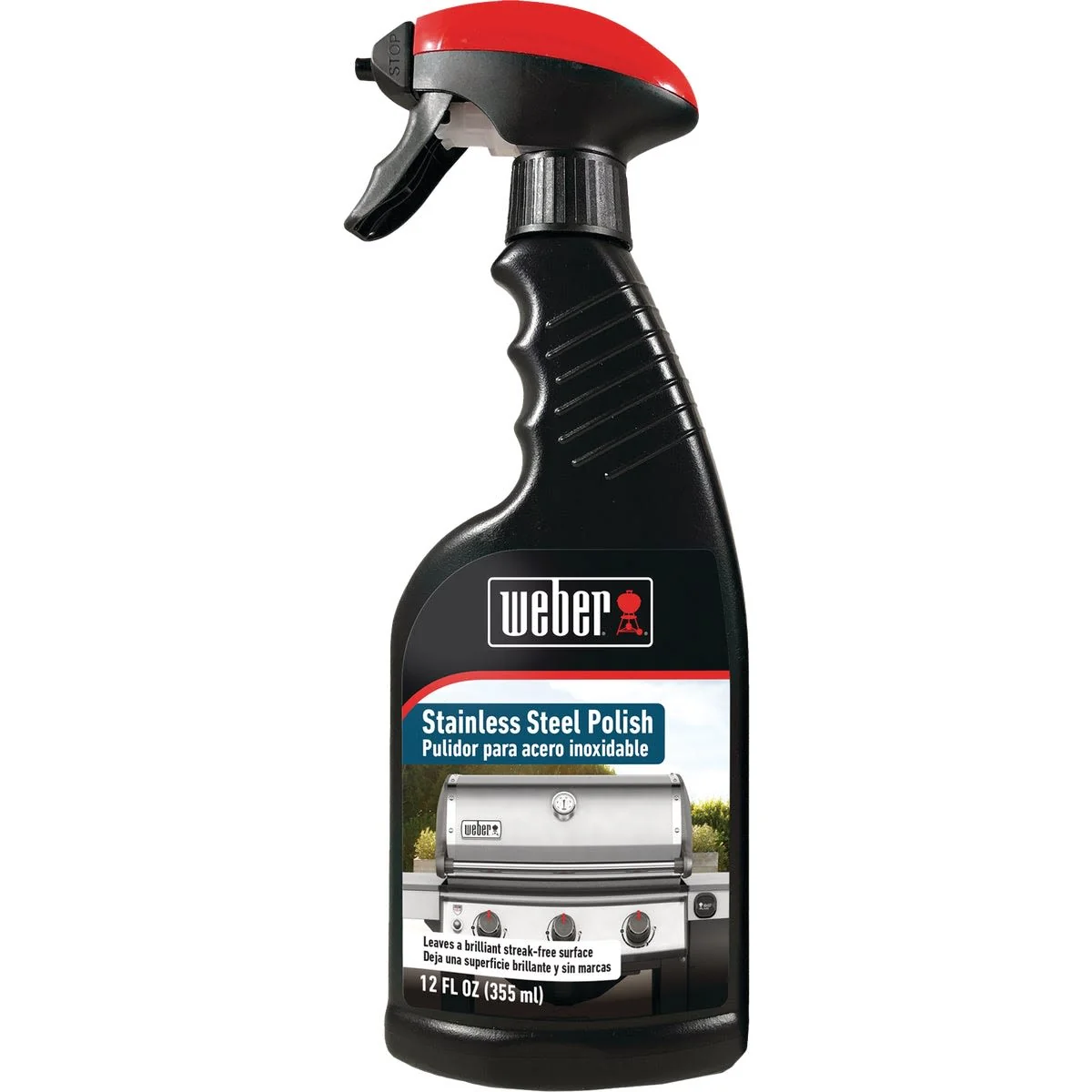 Fine Crafted Weber Stainless Steel Polish Spray 12 oz. Soft
