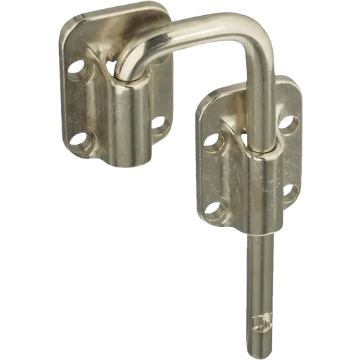 Clean National Hardware Door 1-1 2 Nickel Slide Bolt Expertly Made