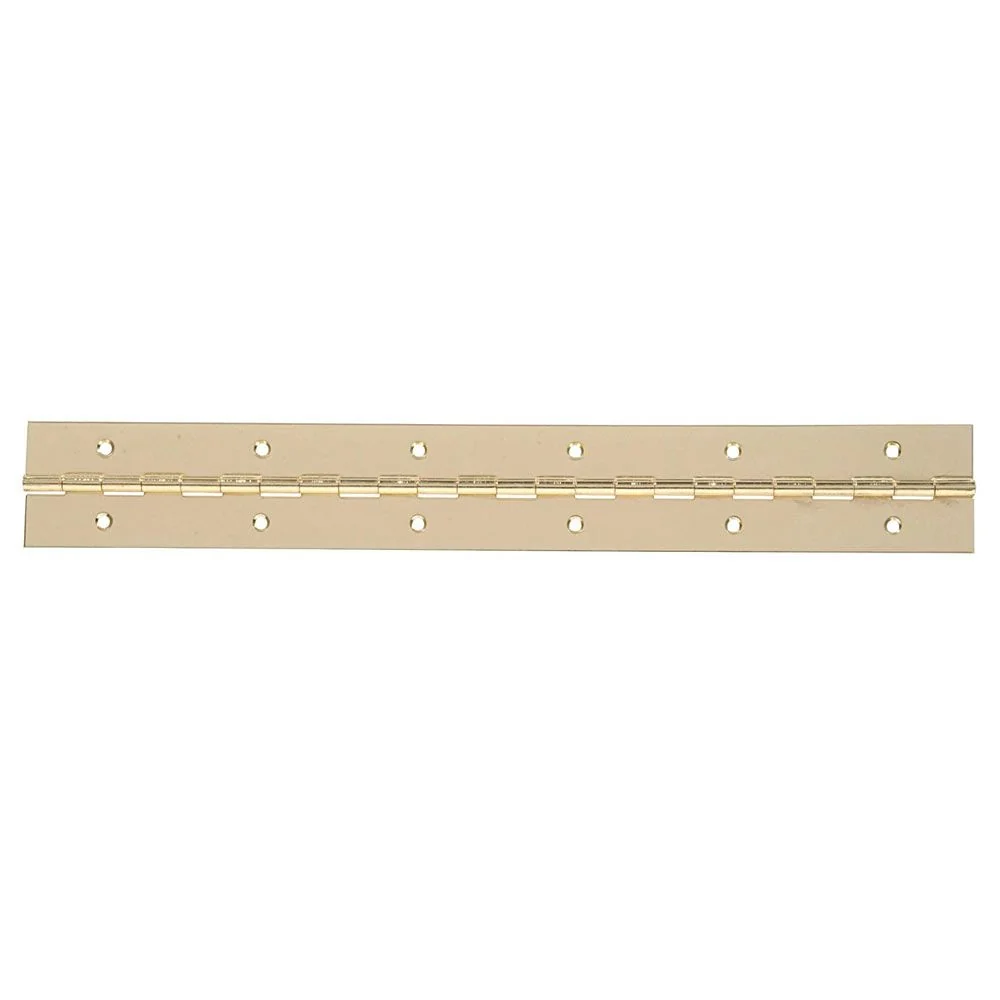 Innovative Hardware Essentials Continuous Hinge Brass 12 x 1-1 2 Clean