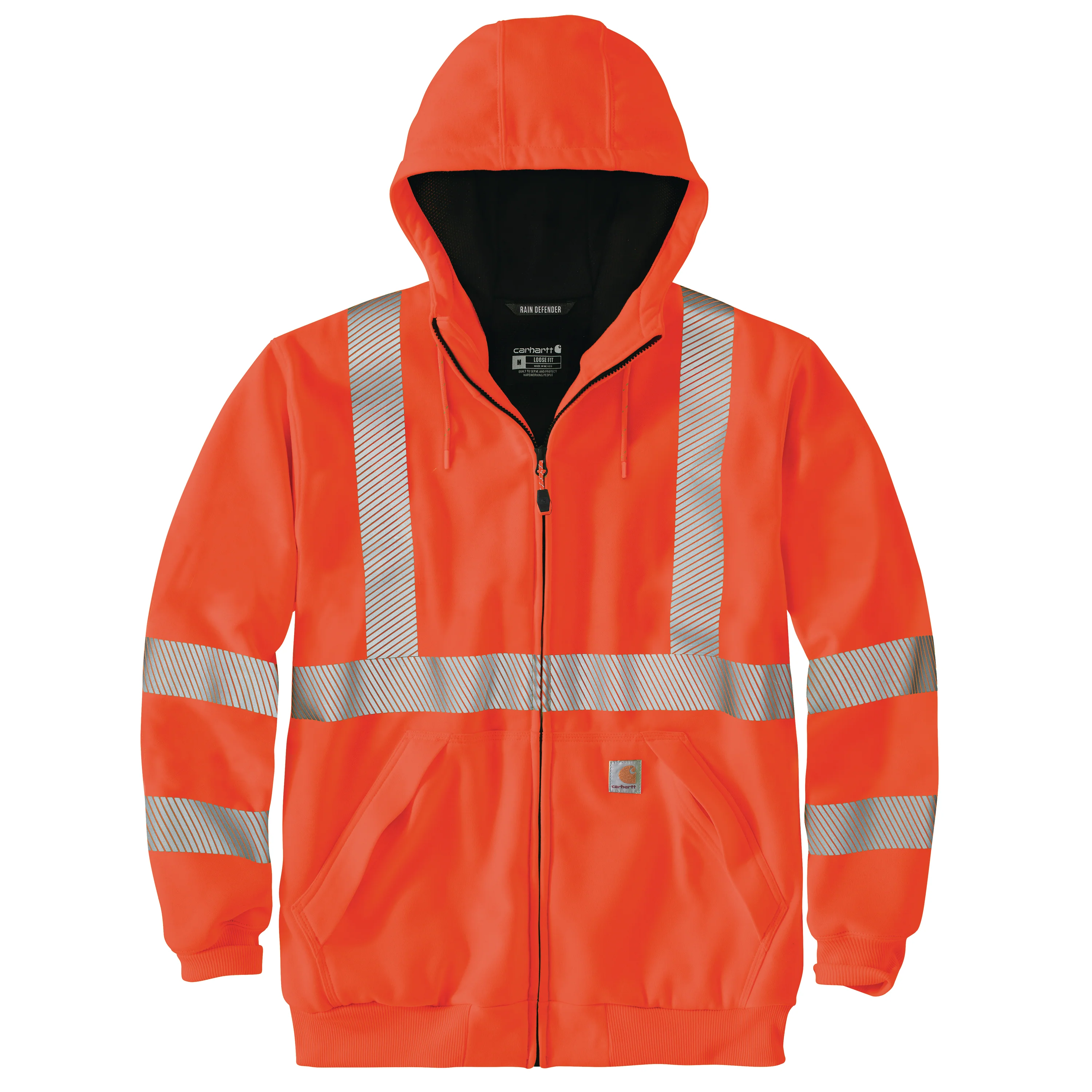 Pure Carhartt Men's HV Thermal-Lined Full Zip Class 3 Sweatshirt Environmentally Friendly