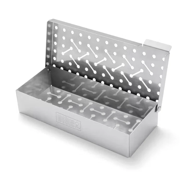 Certified Weber Smoker Box for Larger Gas Grills Green
