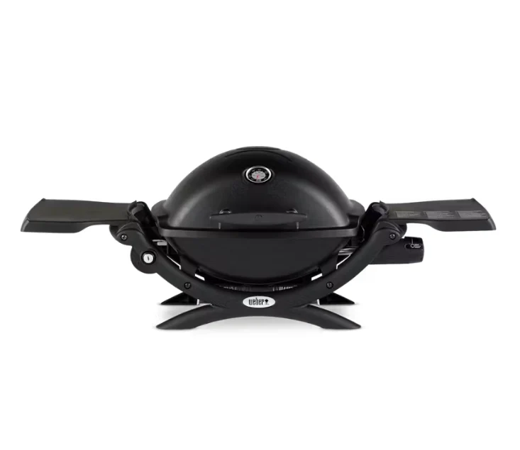 Carefully Designed Weber Q 1200 Gas Grill Liquid Propane Black Traditional