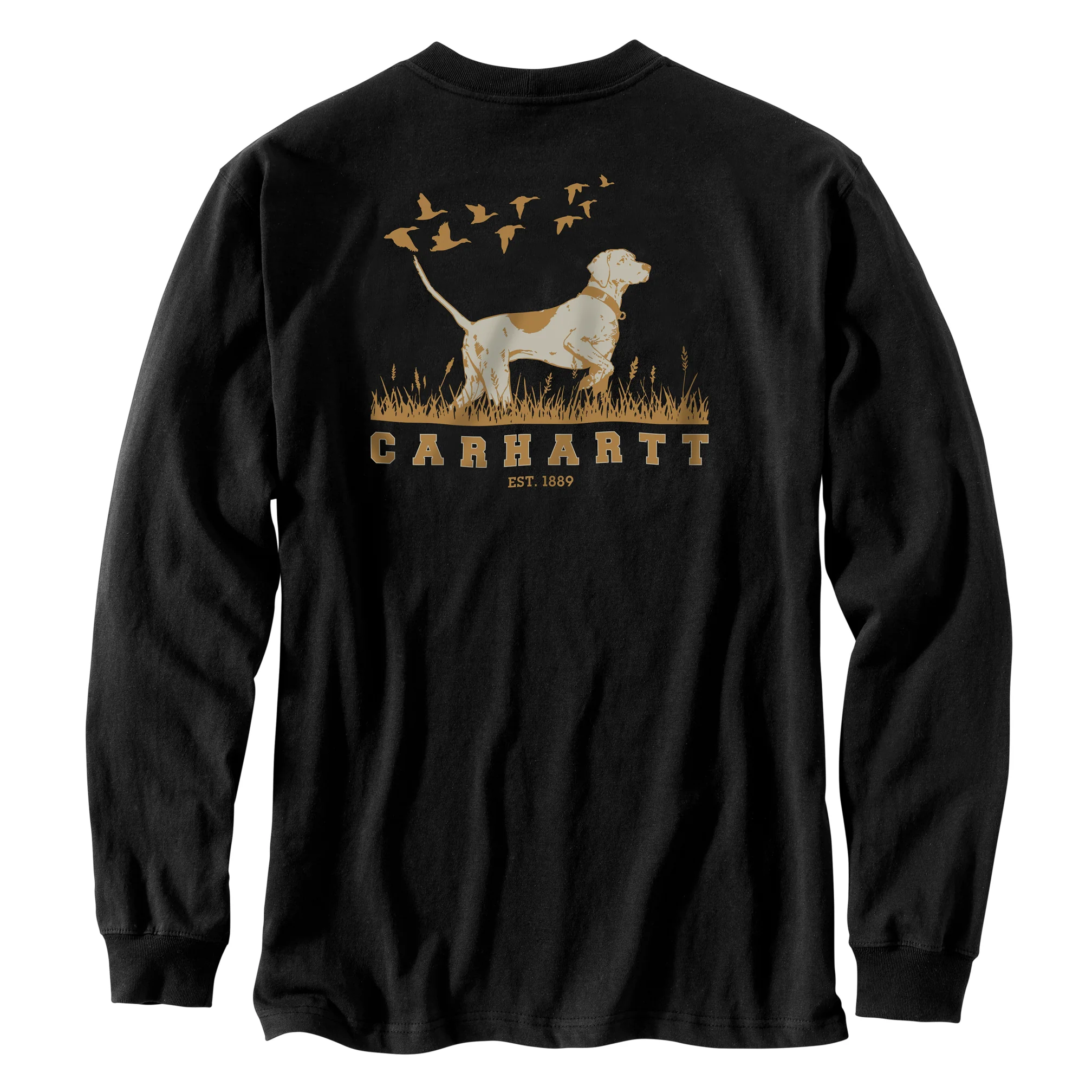 Original Carhartt Men's Irvine Relaxed Pointer Long Sleeve T-Shirt Functional