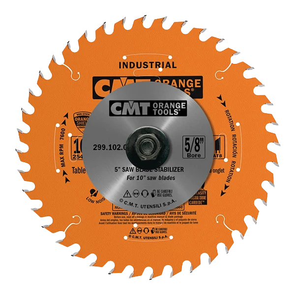 Advanced CMT Orange Tools 5 x5 8 Saw Blade Stabilizers 2-Pack Natural