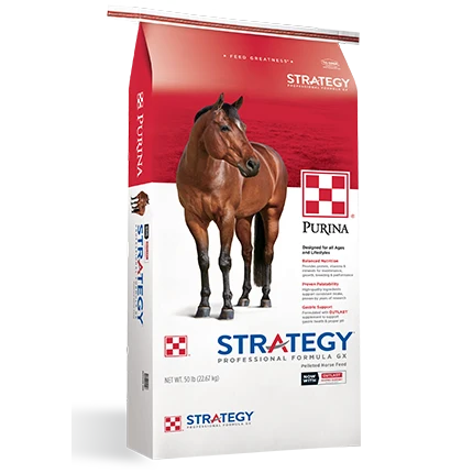 Original Design Purina Strategy GX Professional Formula Horse Feed 50 lb. Secure