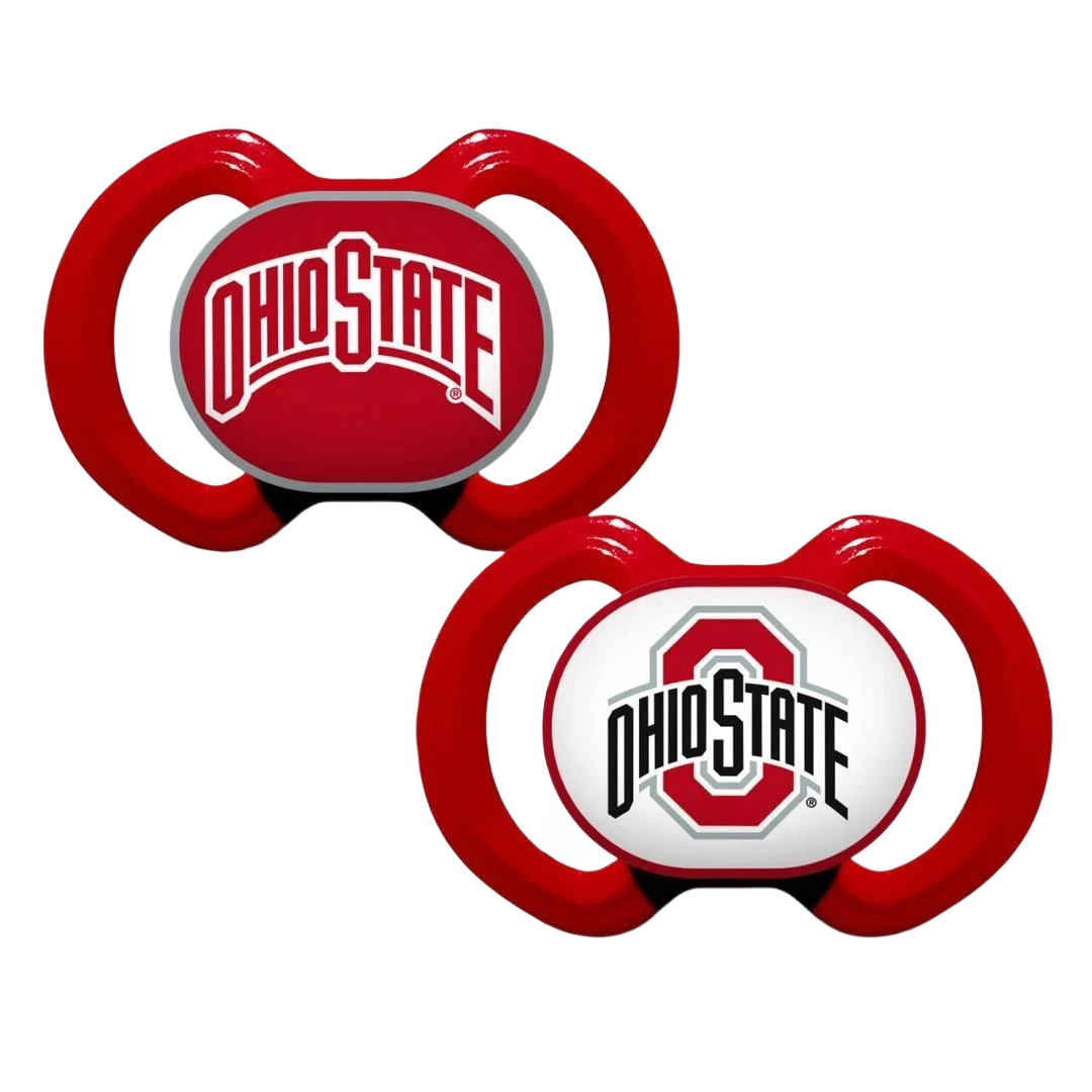 High-Performance Baby Fanatic NCAA Ohio State Baby Pacifiers 2-Pack Authentic