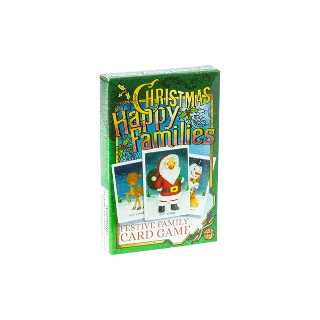 Powerful House of Marbles Christmas Happy Families Card Game Breathable