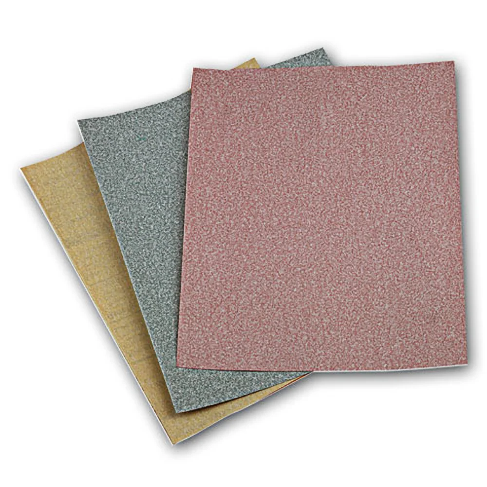 Enhanced Norton 9 x 11 in. 320-Grit Sandpaper Sheets 20-Pack Fine Crafted
