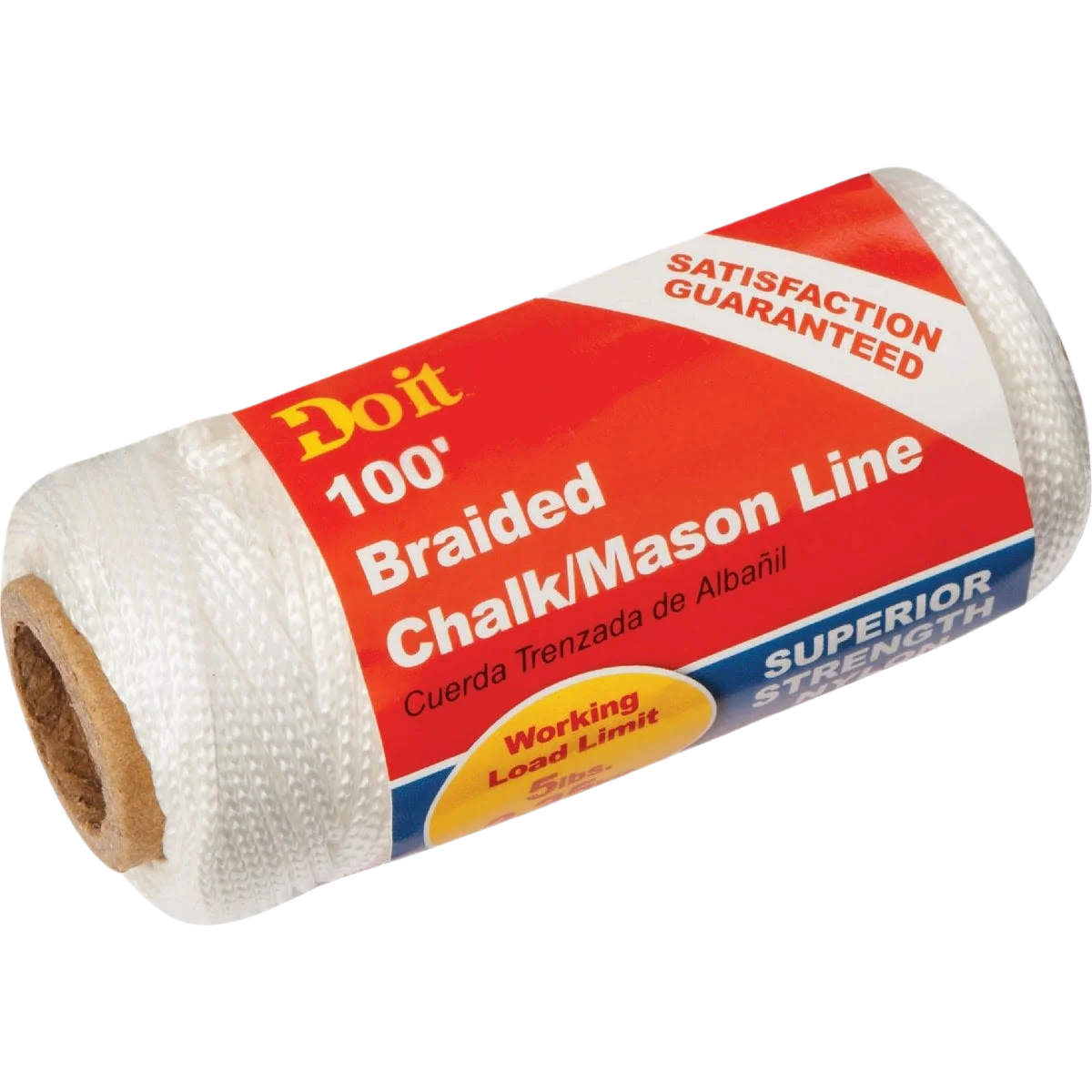 Exclusive Do it White Nylon Chalk Line 100 ft. Lightweight