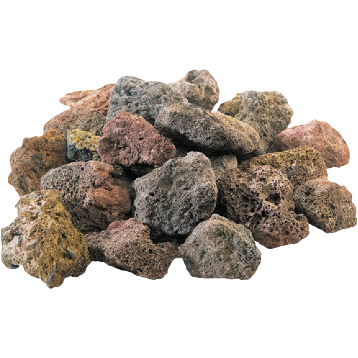 Outstanding GrillPro Assorted Color Lava Rocks 7 lbs. Efficient