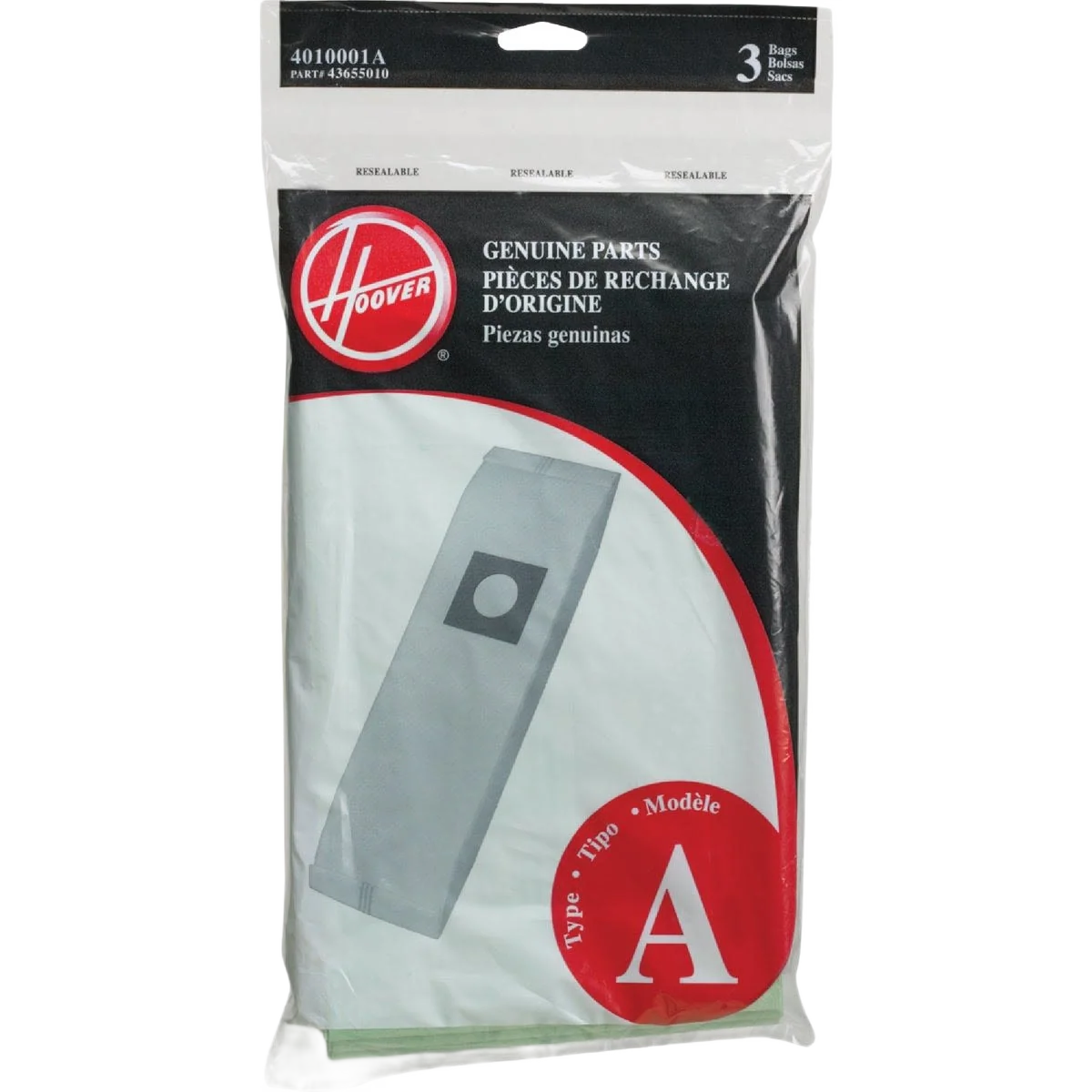 Stylish Hoover Type A Vacuum Bags 3-Pack Superior