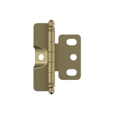 Trendy Amerock 3 4 Door Thickness Full Inset Full Wrap Ball Tip Golden Champagne Cabinet Hinge Enhanced