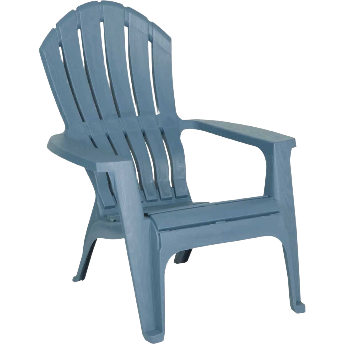 Healthy Adams Comfort Bluestone Resin Adirondack Chair 30 x 37.5 in. Natural