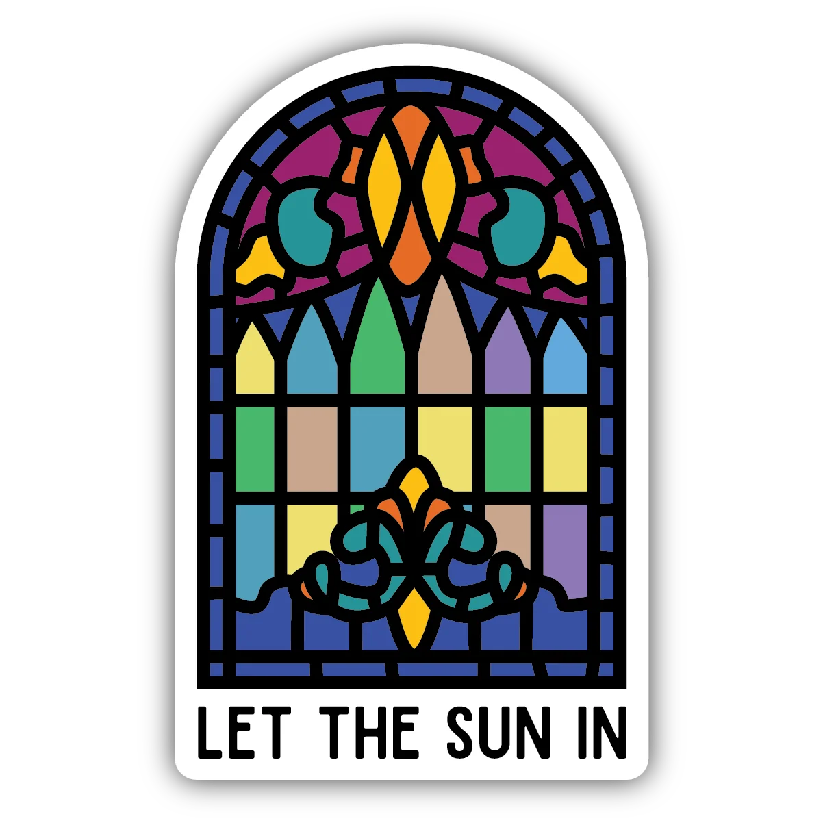 Official Stickers Northwest Let the Sun In Sticker Efficient