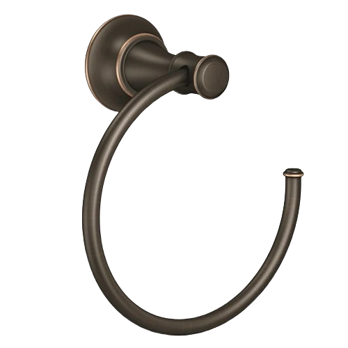 Certified Moen Ashville Mediterranean Bronze Towel Ring First-Class