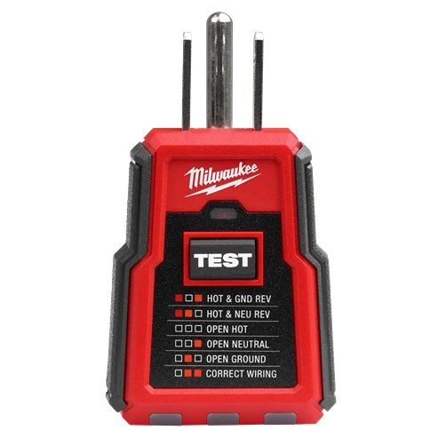 Traditional Milwaukee GFCI Receptacle Tester Original