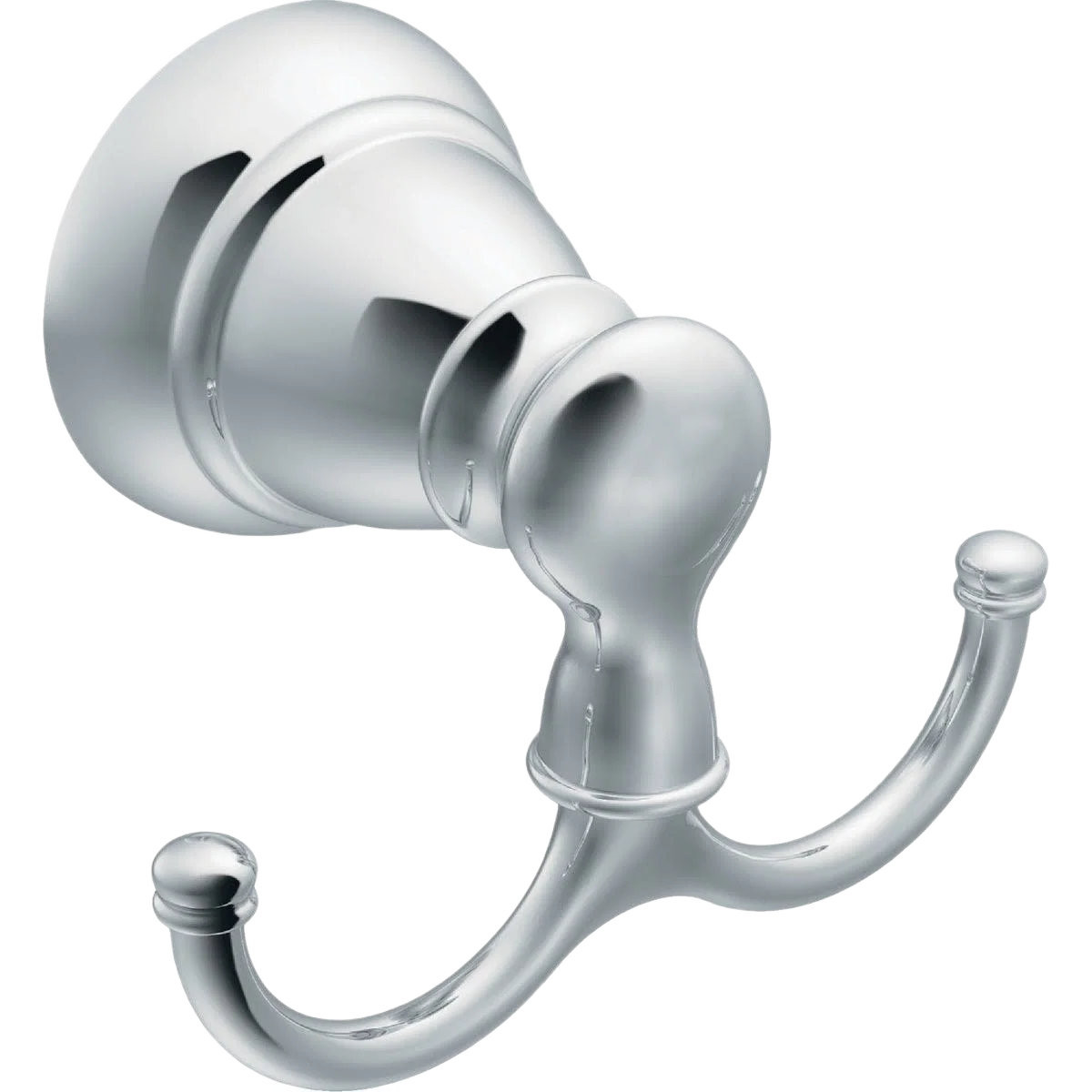 Sophisticated Moen Banbury Chrome Double Robe Hook Green