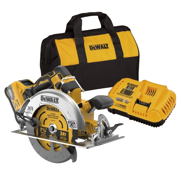 Excellent DEWALT 20V MAX Brushless Cordless 7-1 4 Circular Saw Kit w XR POWERPACK™ Pure