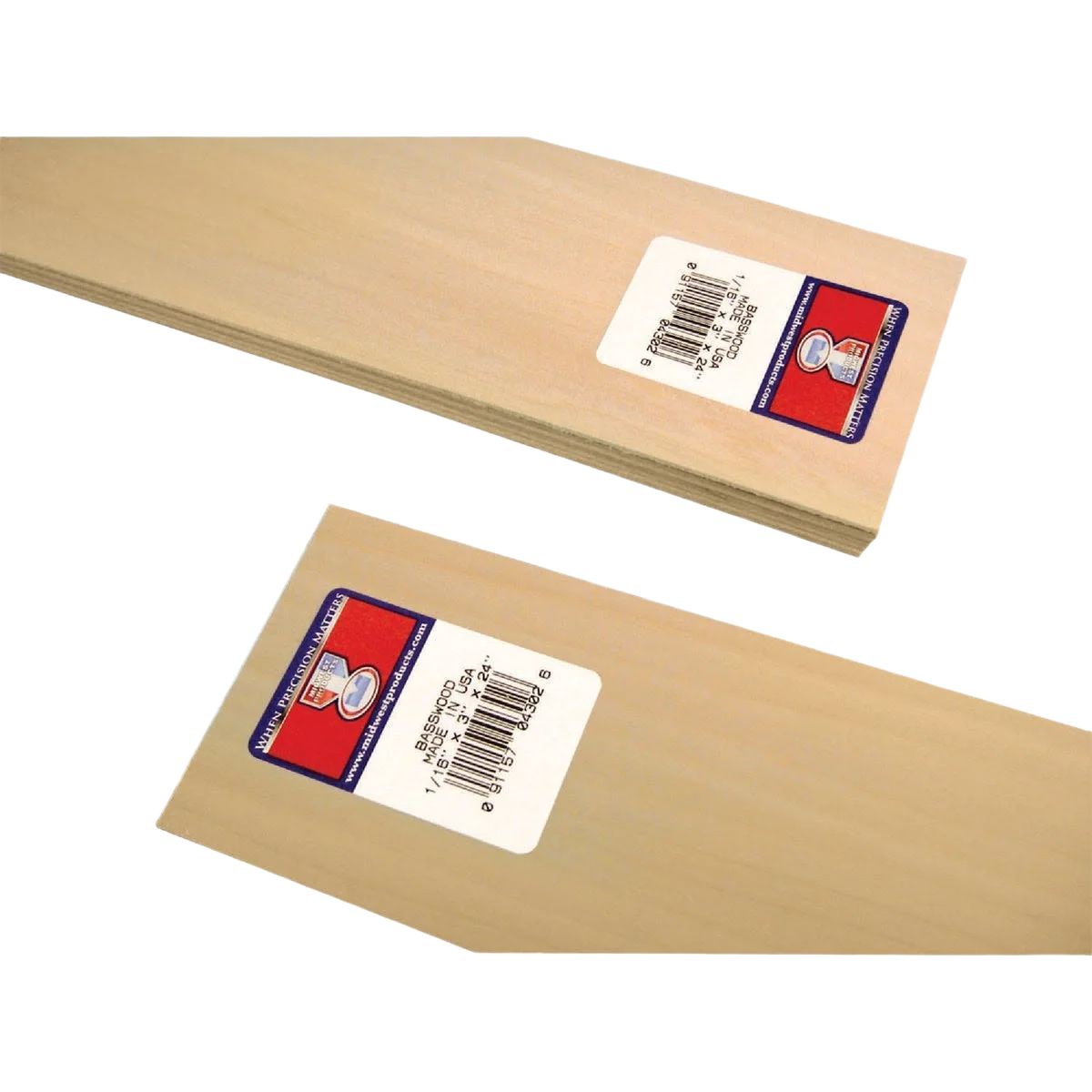 Fashionable Midwest Products Basswood Board 1 16 In. x 3 In. x 2 Ft. Healthy