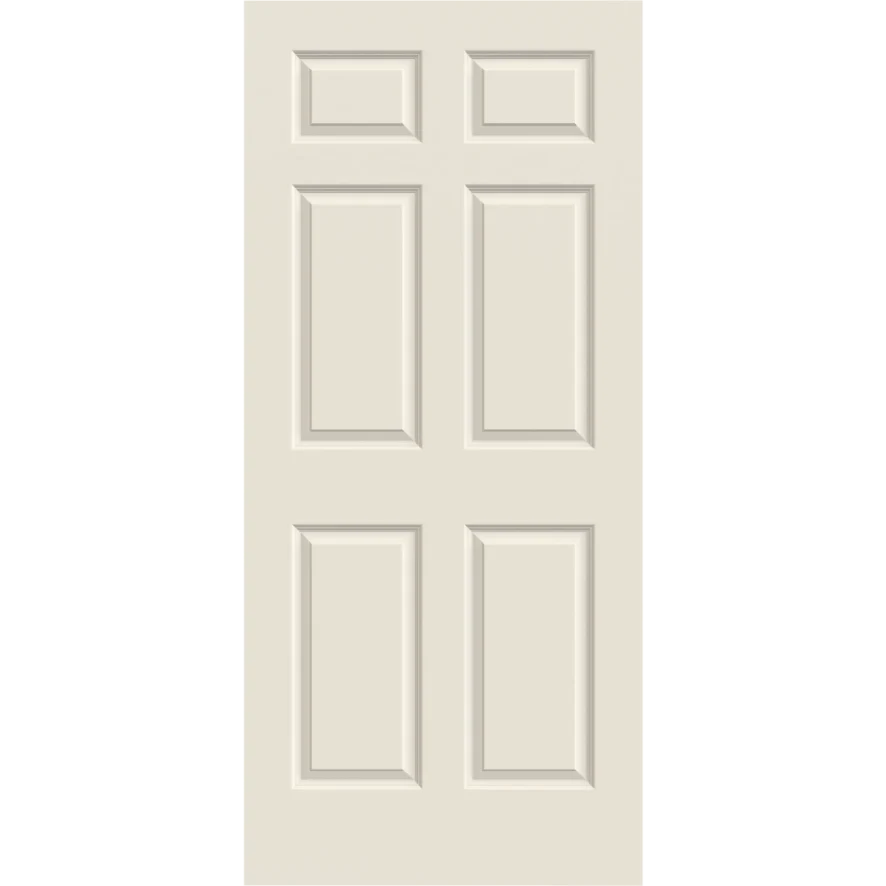 Refined Jeld-Wen 36 x 80 Textured Colonist Hollow Core Pre-Hung Interior Door RH Trendy