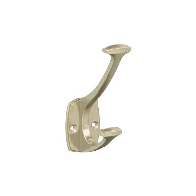 First-Class Amerock Vicinity Two Prong Golden Champagne Decorative Wall Hook Eco-Friendly
